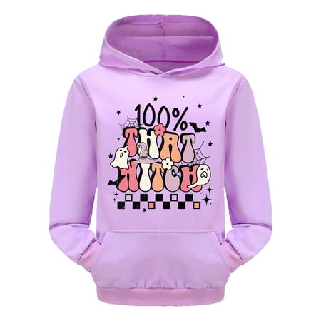Xijirk Child Toddler Boys Girls Halloween Long Sleeve Cartoon Prints Warm Hoodie Pullover Tops Kids Sweat-Purple-3-4 Years
Xijirk Child Toddler Boys Girls Halloween Long Sleeve Cartoon Prints Warm Hoodie Pullover Tops Kids Sweat-Purple-3-4 Years
