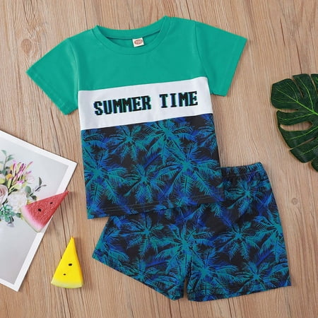CHGBMOK Clearance Toddler Kid Baby Boys Summer Green Tree Print Short Sleeves Clothes Set
CHGBMOK Clearance Toddler Kid Baby Boys Summer Green Tree Print Short Sleeves Clothes Set