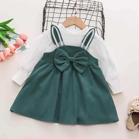 Hunpta Toddler Girls Winter Long Sleeve Puff Sleeve Tops Rabbit Ears Bowknot Dress Princess Dress Outfits
Hunpta Toddler Girls Winter Long Sleeve Puff Sleeve Tops Rabbit Ears Bowknot Dress Princess Dress Outfits