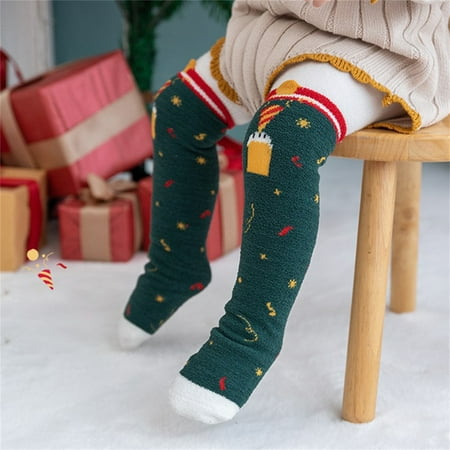 Multitrust Toddler Christmas Thermal Fleece Fuzzy Socks Kids Cartoon Fluffy Warm Lounge Socks for Winter
Multitrust Toddler Christmas Thermal Fleece Fuzzy Socks Kids Cartoon Fluffy Warm Lounge Socks for Winter