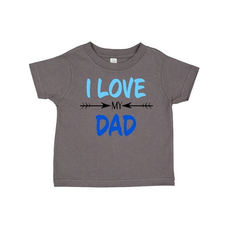Inktastic I Love My Dad Fathers Day Gift Toddler Boy or Toddler Girl T-Shirt