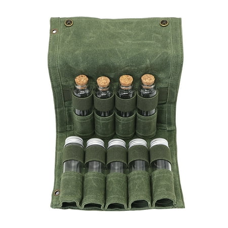 Outdoor Christmas Decor Outdoor Camping Seasoning Bottle Storage Bag Portable Spice With 9 Jars Container For Barbecue
Outdoor Christmas Decor Outdoor Camping Seasoning Bottle Storage Bag Portable Spice With 9 Jars Container For Barbecue