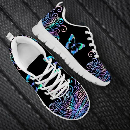 Artistic Butterfly Print Ladies Sneakers Lace-up Air Mesh Light Breath Shoe Soft Light Outdoor Shoe Female Footwear
Artistic Butterfly Print Ladies Sneakers Lace-up Air Mesh Light Breath Shoe Soft Light Outdoor Shoe Female Footwear