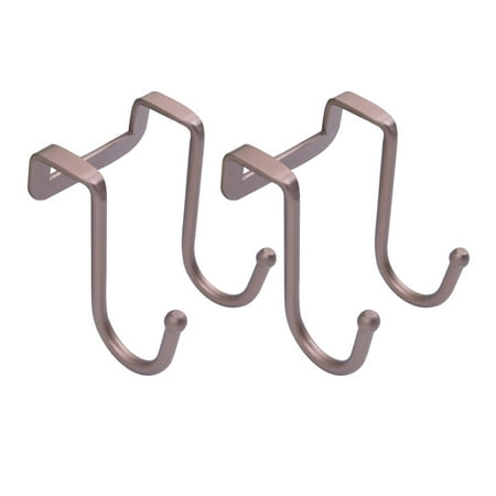 2Pcs Coffee Color Aluminum Hook S Shape Double Hanging Hooks Punch Free Hangers for Cabinet Closet
2Pcs Coffee Color Aluminum Hook S Shape Double Hanging Hooks Punch Free Hangers for Cabinet Closet
