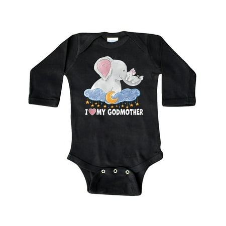 Inktastic I Love My Godmother Cute Elephants with Moon and Stars Gift Baby Boy or Baby Girl Long Sleeve Bodysuit
Inktastic I Love My Godmother Cute Elephants with Moon and Stars Gift Baby Boy or Baby Girl Long Sleeve Bodysuit
