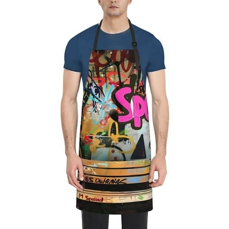 Rateoe Graffiti Lamp Urban Scene Aprons with Pocket Men Womens Aprons Waterproof Adjustable Cooking Aprons for Kitchen Gardening and Salon
Rateoe Graffiti Lamp Urban Scene Aprons with Pocket Men Womens Aprons Waterproof Adjustable Cooking Aprons for Kitchen Gardening and Salon