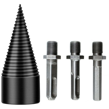 Buodes Sander Tool 4PCS Removable Firewood Log Splitter Drill Bit Wood Screw Cone-Driver High Speed Screw Cone-Driver 38mm
Buodes Sander Tool 4PCS Removable Firewood Log Splitter Drill Bit Wood Screw Cone-Driver High Speed Screw Cone-Driver 38mm