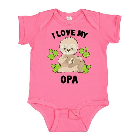 Inktastic Cute Sloth I Love My Opa with Green Leaves Gift Baby Boy or Baby Girl Bodysuit
Inktastic Cute Sloth I Love My Opa with Green Leaves Gift Baby Boy or Baby Girl Bodysuit