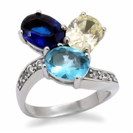 Autoster TK094 - High polished (no plating) Stainless Steel Ring with Synthetic Synthetic Glass in Multi Color - 6
Autoster TK094 - High polished (no plating) Stainless Steel Ring with Synthetic Synthetic Glass in Multi Color - 6