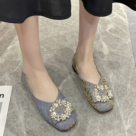 Women Breathable Shallow Comfortable Rhinestone Slip-On Casual Single Shoes Note Please Buy One Or Two Sizes Larger
Women Breathable Shallow Comfortable Rhinestone Slip-On Casual Single Shoes Note Please Buy One Or Two Sizes Larger