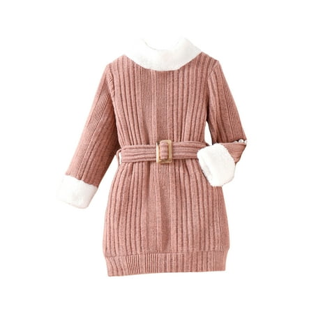 Ma&Baby 3-7Y Kids Girls Fall Winter Knit Dress Cute Long Sleeve High Neck Sweater Dress with Belt
Ma&Baby 3-7Y Kids Girls Fall Winter Knit Dress Cute Long Sleeve High Neck Sweater Dress with Belt