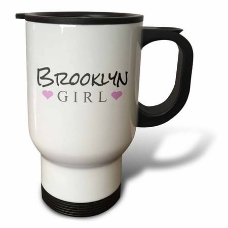 3dRose Brooklyn Girl - home town city pride - USA United States of America text and cute girly pink hearts Travel Mug 14oz Stainless Steel
3dRose Brooklyn Girl - home town city pride - USA United States of America text and cute girly pink hearts Travel Mug 14oz Stainless Steel