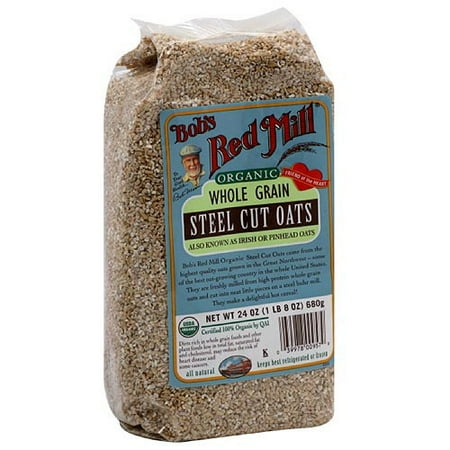 oats cut steel organic mill bob oz pack grain whole walmart