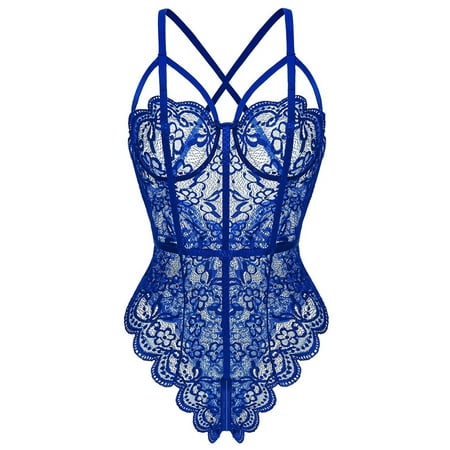 HQiong Women Sexy Bodysuit One Piece Babydoll Lingerie Lace Teddy See-through Sleepwear
HQiong Women Sexy Bodysuit One Piece Babydoll Lingerie Lace Teddy See-through Sleepwear
