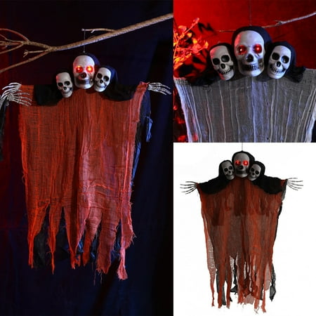 Animated Head Covered With Ghostly Hanging Specter Decoration For Theme Environment Hanging Pendant Ornament
Animated Head Covered With Ghostly Hanging Specter Decoration For Theme Environment Hanging Pendant Ornament