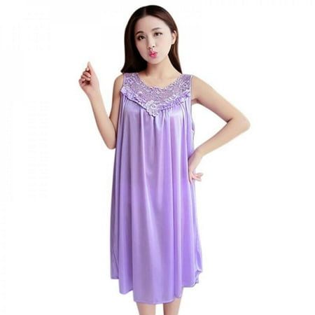 Sonbest Women s Silk Sleeveless Sleepshirts Simulation Solid Color Nightgown 9 Colors Light Purple
Sonbest Women s Silk Sleeveless Sleepshirts Simulation Solid Color Nightgown 9 Colors Light Purple