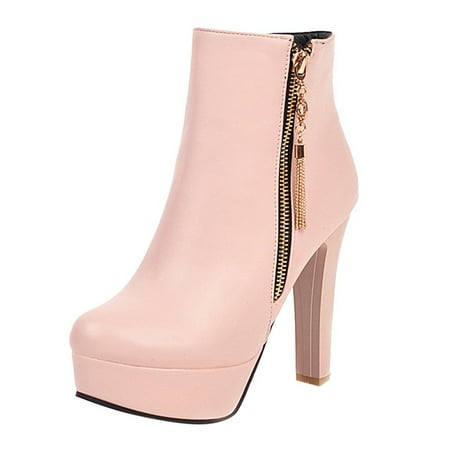 KBKYBUYZ Women Side Zip Ankle Bare Boots Square Heel Platform Casual Middle Tube Booties
KBKYBUYZ Women Side Zip Ankle Bare Boots Square Heel Platform Casual Middle Tube Booties