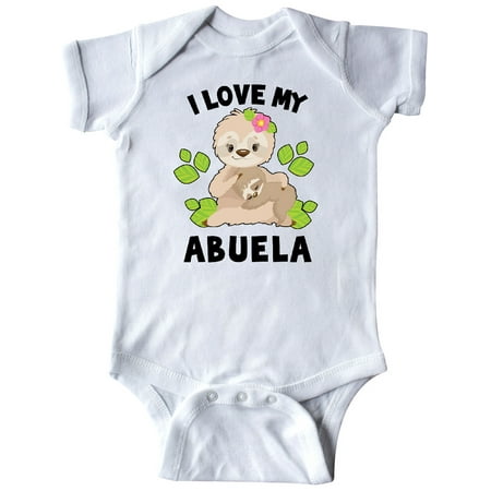 Inktastic Cute Sloth I Love My Abuela with Green Leaves Gift Baby Boy or Baby Girl Bodysuit
Inktastic Cute Sloth I Love My Abuela with Green Leaves Gift Baby Boy or Baby Girl Bodysuit