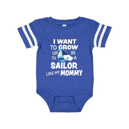 Inktastic I Want To Grow up To Be a Sailor Like My Mommy Gift Baby Boy or Baby Girl Bodysuit
Inktastic I Want To Grow up To Be a Sailor Like My Mommy Gift Baby Boy or Baby Girl Bodysuit