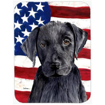 Carolines Treasures 15 x 12 in. USA American Flag with Labrador Glass Cutting Board - Large
Carolines Treasures 15 x 12 in. USA American Flag with Labrador Glass Cutting Board - Large