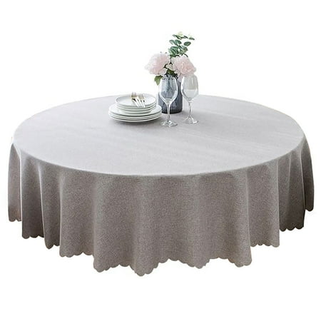 Round Tablecloth Waterproof Tablecloth Solid Color Polyester Tablecloth With Cut Edges No Pilling Table Cover Washable For Home Picnic Catering Party Festival-Grey-180cm
Round Tablecloth Waterproof Tablecloth Solid Color Polyester Tablecloth With Cut Edges No Pilling Table Cover Washable For Home Picnic Catering Party Festival-Grey-180cm