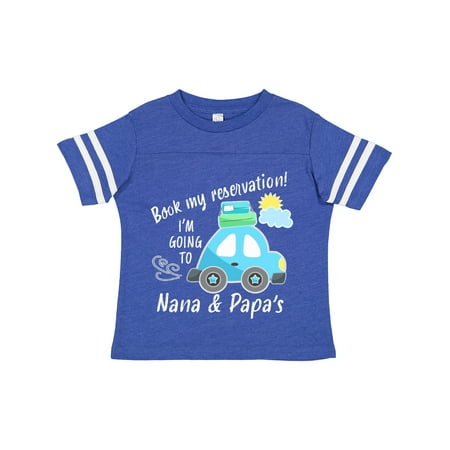 Inktastic Book My Reservation! I m Going to Nana and Papa s Gift Toddler Boy or Toddler Girl T-Shirt
Inktastic Book My Reservation! I m Going to Nana and Papa s Gift Toddler Boy or Toddler Girl T-Shirt
