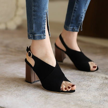 absuyy Women s Heeled Sandals- Fashion Matte Cloth Casual New Style Summer Sandals #335 Black-4.5
absuyy Women s Heeled Sandals- Fashion Matte Cloth Casual New Style Summer Sandals #335 Black-4.5