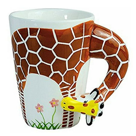 gift Ceramic coffee milk tea mug 3D animal shape Hand painted animals cup-giraffe 
gift Ceramic coffee milk tea mug 3D animal shape Hand painted animals cup-giraffe