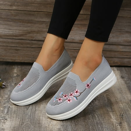 Sneakers Ladies Fashion Embroidered Mesh Breathable Comfortable Thick Sole Casual Sports Shoes
Sneakers Ladies Fashion Embroidered Mesh Breathable Comfortable Thick Sole Casual Sports Shoes