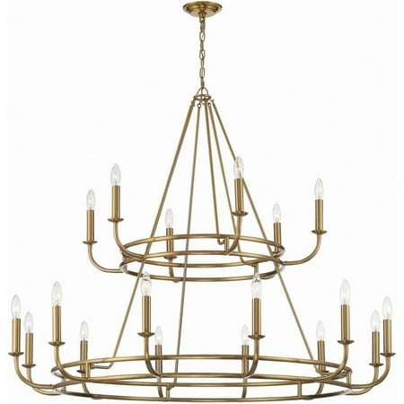 18 Light Chandelier-39 inches Tall and 48 inches Wide-Aged Brass Finish Bailey Street Home 49-Bel-4955779
18 Light Chandelier-39 inches Tall and 48 inches Wide-Aged Brass Finish Bailey Street Home 49-Bel-4955779