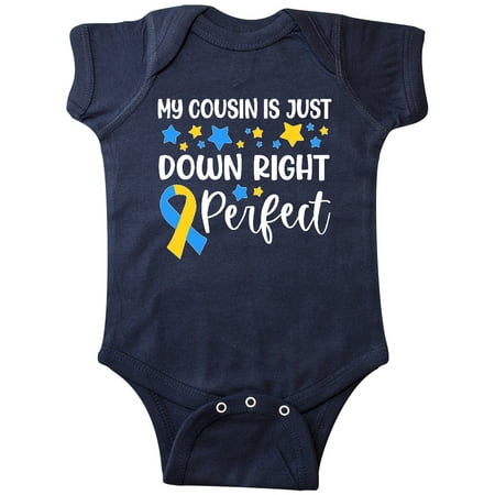 Inktastic My Cousin Is Just Down Right Perfect- Down Syndrome Awareness Ribbon Gift Baby Boy or Baby Girl Bodysuit
Inktastic My Cousin Is Just Down Right Perfect- Down Syndrome Awareness Ribbon Gift Baby Boy or Baby Girl Bodysuit