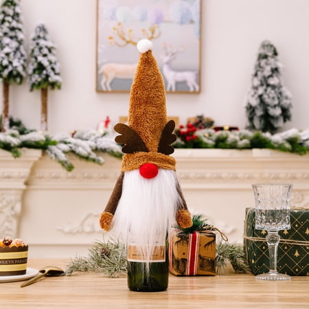 Christmas Decoration Doll Bottle Cap Dress Up Champagne Bag Red Bottle Set
Christmas Decoration Doll Bottle Cap Dress Up Champagne Bag Red Bottle Set