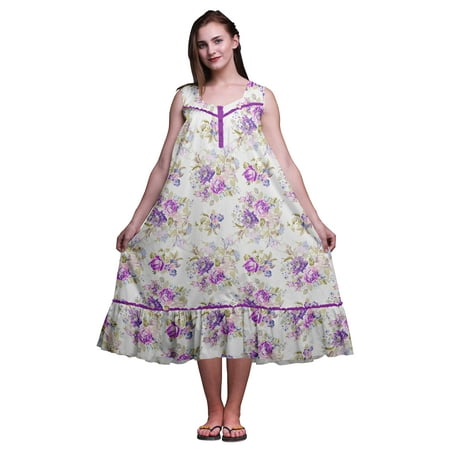 Bimba Sleeveless Cotton Nightgowns For Women Printed Mid-Calf Length Sleepwear
Bimba Sleeveless Cotton Nightgowns For Women Printed Mid-Calf Length Sleepwear