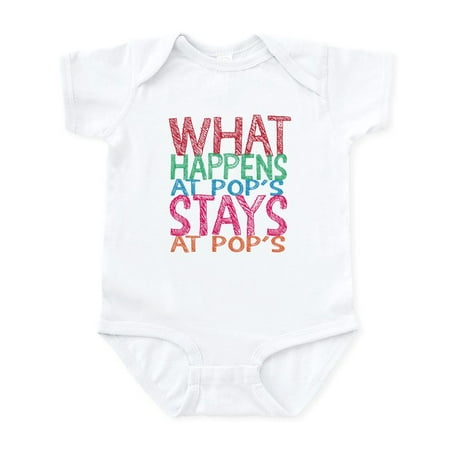 CafePress - What Happens At Pop s Body Suit - Baby Light Bodysuit Size Newborn - 24 Months
CafePress - What Happens At Pop s Body Suit - Baby Light Bodysuit Size Newborn - 24 Months