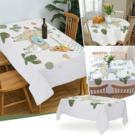 Tablecloth Animal Plant Pattern Splash Counteractive Crease Counteractive Oil Heavy Duty Soft Tablecloth For Kitchen Table
Tablecloth Animal Plant Pattern Splash Counteractive Crease Counteractive Oil Heavy Duty Soft Tablecloth For Kitchen Table