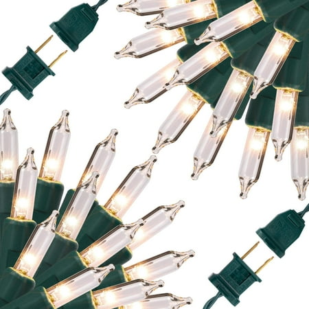 HA-EMORE 200 Counts Party Lights 53Ft 2 Sets of 100 Mini Lights 26.5 Feet String Lights with Replace Fuse and Bulb Waterproof Connectable Indoor Outdoor Party Decoration New Year Decoration
HA-EMORE 200 Counts Party Lights 53Ft 2 Sets of 100 Mini Lights 26.5 Feet String Lights with Replace Fuse and Bulb Waterproof Connectable Indoor Outdoor Party Decoration New Year Decoration