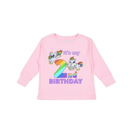 Inktastic It s My 2nd Birthday Unicorn Gift Toddler Boy or Toddler Girl Long Sleeve T-Shirt
Inktastic It s My 2nd Birthday Unicorn Gift Toddler Boy or Toddler Girl Long Sleeve T-Shirt