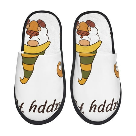 Fuzoiu Happy Fall Print Unisex Furry Slippers Plush Indoor Shoes Trendy House Slippers Anti-Skid EVA Sole House Shoes for Home Office and Travel -Medium
Fuzoiu Happy Fall Print Unisex Furry Slippers Plush Indoor Shoes Trendy House Slippers Anti-Skid EVA Sole House Shoes for Home Office and Travel -Medium