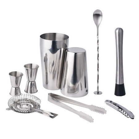 TureClos 9pcs Cocktail Shaker Set Stainless Steel Red Wine Measuring Cup Clip Filter Bartender Kit Party Bar Bartending Tools
TureClos 9pcs Cocktail Shaker Set Stainless Steel Red Wine Measuring Cup Clip Filter Bartender Kit Party Bar Bartending Tools