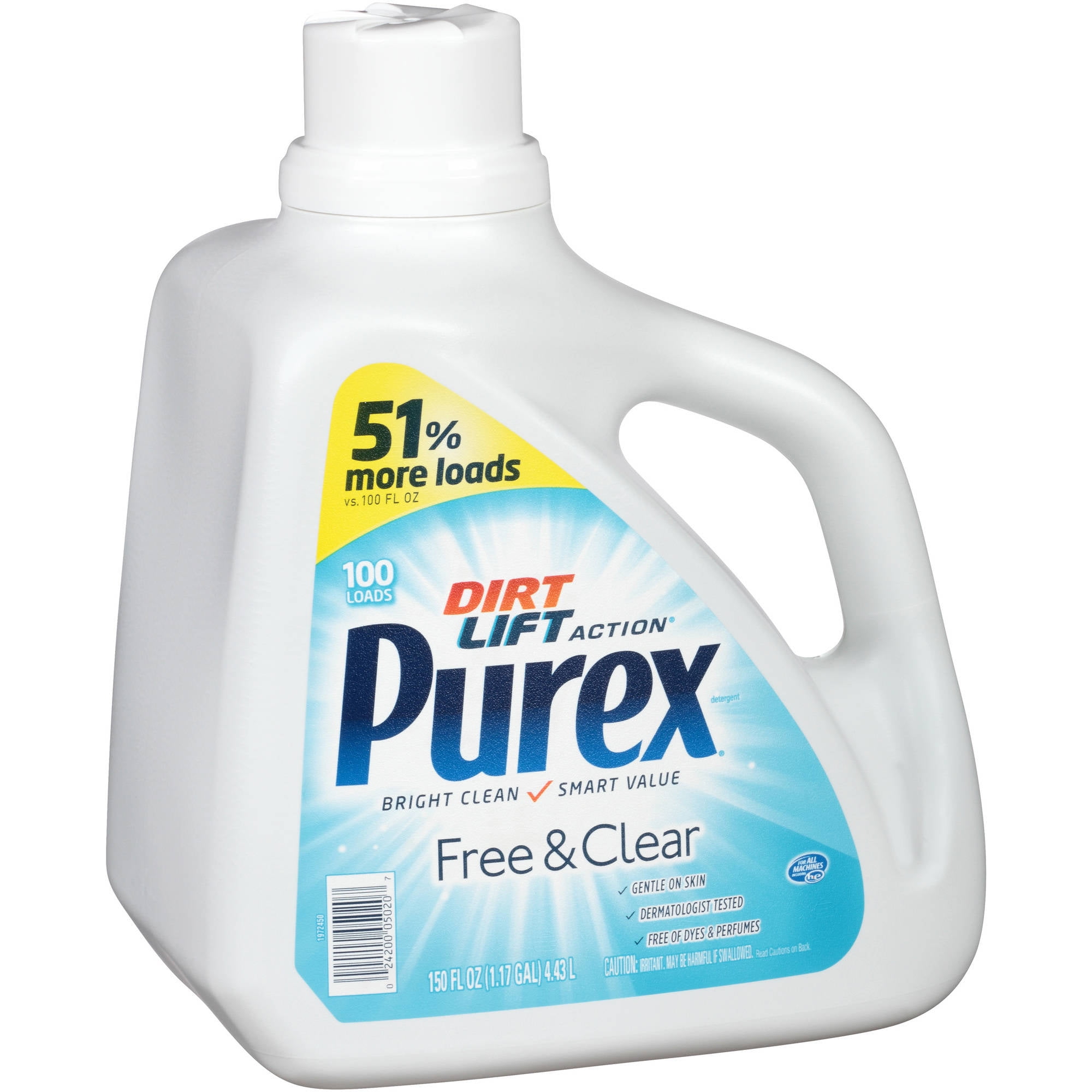 Purex with Crystals Fragrance Fresh Lavender Blossom Liquid Laundry