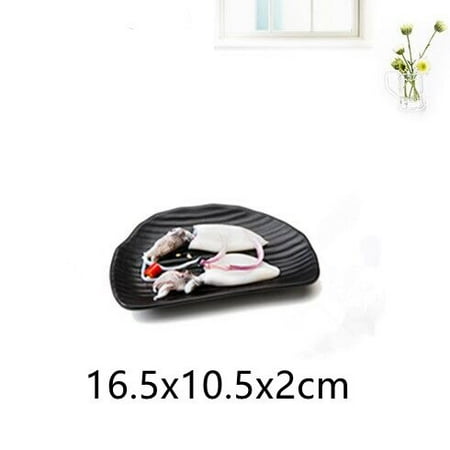 1pc Pure Black Plastic Irregular Plate Dish BBQ Picnic Plates Dipping Sauce Dishes Serving Tray Restaurant Kitchen Tableware
1pc Pure Black Plastic Irregular Plate Dish BBQ Picnic Plates Dipping Sauce Dishes Serving Tray Restaurant Kitchen Tableware