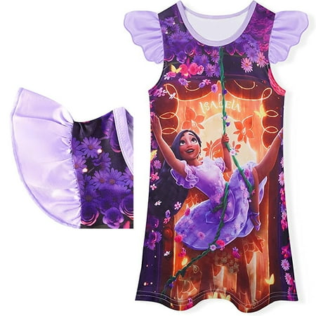 Encanto Isabella Mirabel Dress Girls Dress Princess Nightdress Short Sleeve Nightie Princess Dress Magic Girls Dresses
Encanto Isabella Mirabel Dress Girls Dress Princess Nightdress Short Sleeve Nightie Princess Dress Magic Girls Dresses