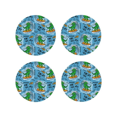 Leather Coasters with Heat-resistant for Drinks cute Dinosaur surfboard print -标题2 Round Shape
Leather Coasters with Heat-resistant for Drinks cute Dinosaur surfboard print -标题2 Round Shape