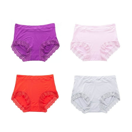 HEVIRGO 4 Pcs/Set Women Panties Solid Color Comfortable Simple Anti-pilling Skin-touch High Elasticity Mid Waist Plus Size Lace Quick Dry Lady Underpants Inner Wear Clothes
HEVIRGO 4 Pcs/Set Women Panties Solid Color Comfortable Simple Anti-pilling Skin-touch High Elasticity Mid Waist Plus Size Lace Quick Dry Lady Underpants Inner Wear Clothes