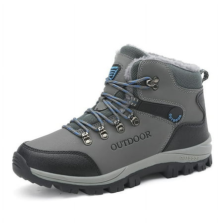 Mens Winter Trekking Backpacking Snow Boots Water Resistant Anti-Slip Fully Fur Lined Casual Lightweight Hiking Shoes
Mens Winter Trekking Backpacking Snow Boots Water Resistant Anti-Slip Fully Fur Lined Casual Lightweight Hiking Shoes