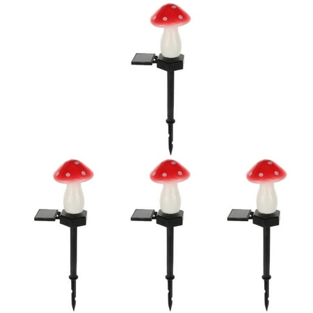 Solar Mushroom Light 4 Pack Grave Decorations for Cemetery Garden Supplies Lights Single Outdoor Fixture Red Abs
Solar Mushroom Light 4 Pack Grave Decorations for Cemetery Garden Supplies Lights Single Outdoor Fixture Red Abs