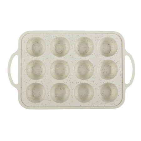 PUREOY 1/2Pcs Silicone Mini Cake Pan 12 Cups Easy Release Non-Stick Baking Mold for Muffins Cupcakes Chocolate Bread Metal Reinforced Scone Tray
PUREOY 1/2Pcs Silicone Mini Cake Pan 12 Cups Easy Release Non-Stick Baking Mold for Muffins Cupcakes Chocolate Bread Metal Reinforced Scone Tray