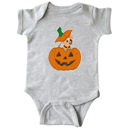 Inktastic Halloween Chihuahua in Pumpkin Gift Baby Boy or Baby Girl Bodysuit