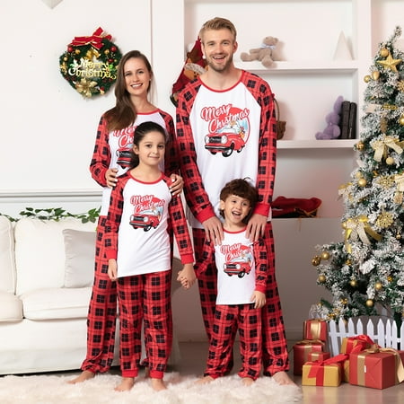 Matching Family/Couple Matching Xmas Pajamas Set Car/Plaid Print Holiday PJ s Sleepwear Loungewear Soft
Matching Family/Couple Matching Xmas Pajamas Set Car/Plaid Print Holiday PJ s Sleepwear Loungewear Soft