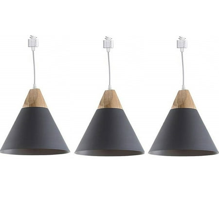 FSLiving H-Style Track Mount Pendant Fixture Scandinavian Style Pendant Lights for Kitchen Hanging Lamp Modern Wood and Aluminium Light Customizable Grey - 3 Lights
FSLiving H-Style Track Mount Pendant Fixture Scandinavian Style Pendant Lights for Kitchen Hanging Lamp Modern Wood and Aluminium Light Customizable Grey - 3 Lights